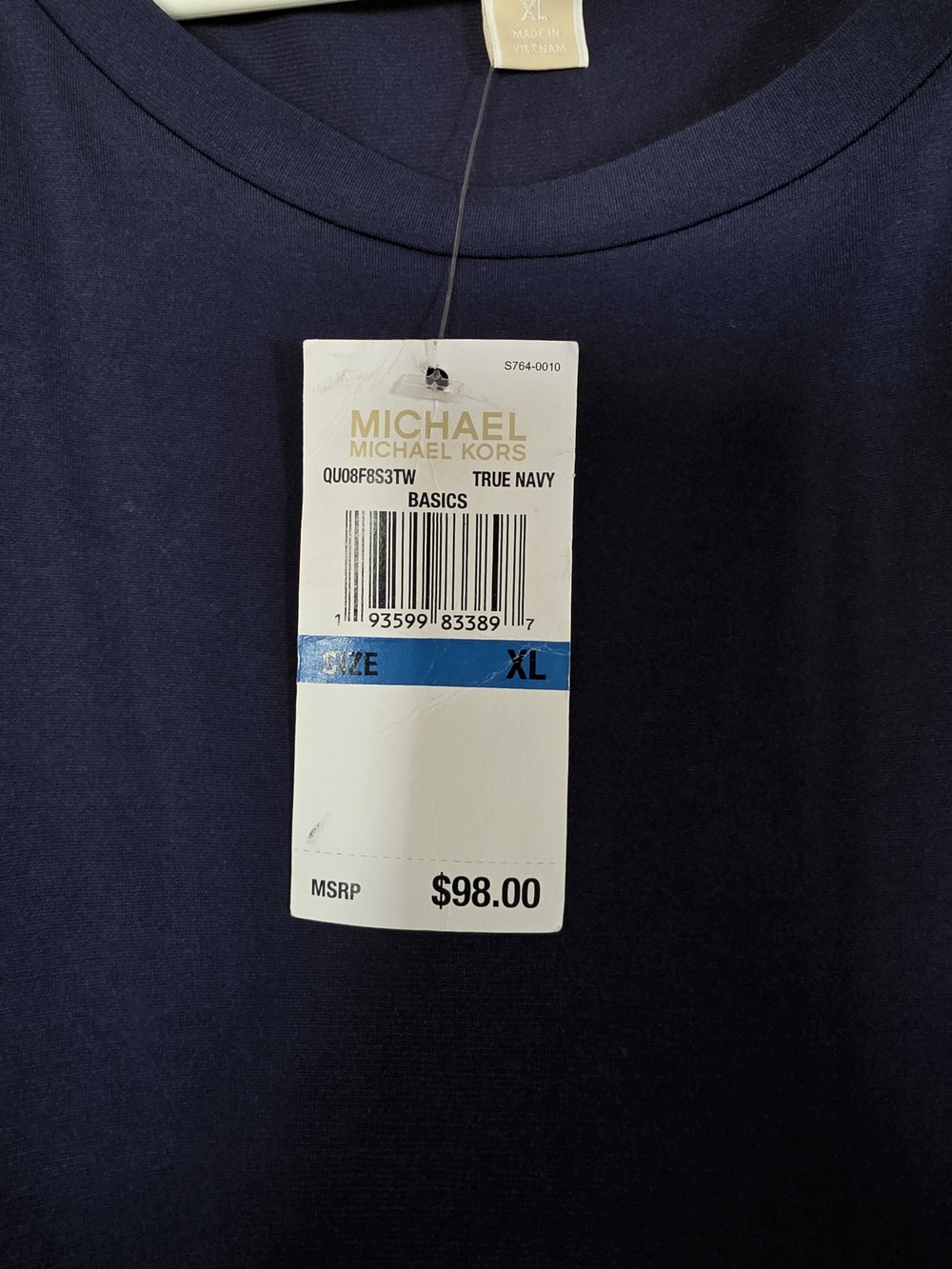 Michael Kors Sleeveless Navy Maxi Dress - Picture 2 of 5
